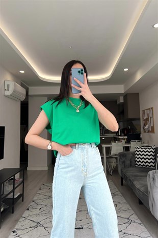 Yeşil Basic Tişört