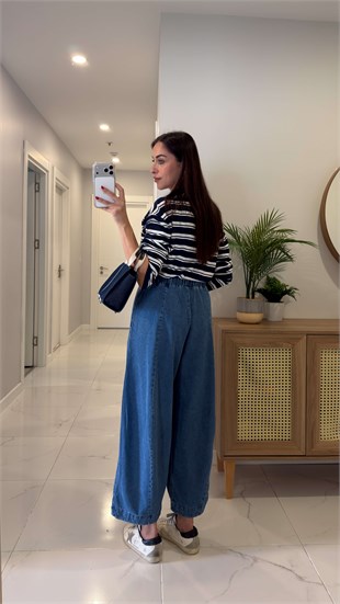 Toledre Mavi Denim Pantolon