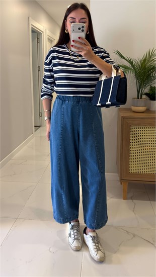 Toledre Mavi Denim Pantolon
