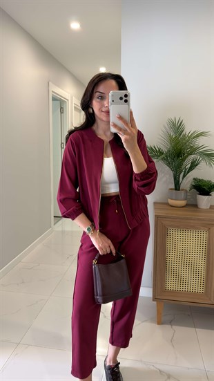 Vortex Bordo Fermuarlı Takım