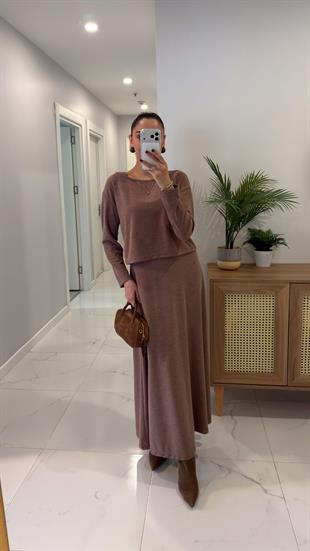 Wups Vizon Triko Bluz Elbise Takım