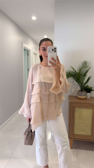 Ziolla Bej Volanlı Bluz