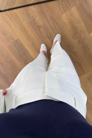 ZR Fusha Beyaz Havuç Pantolon