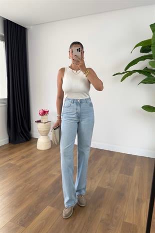 ZR Metan Buz Mavi Straight Jean