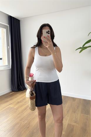 ZR Sella Beyaz U Yaka Atlet