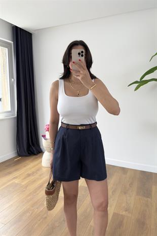 ZR Sella Beyaz U Yaka Atlet