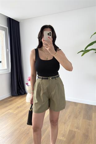 ZR Sella Siyah U Yaka Atlet