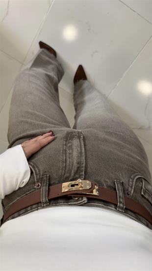 ZR Senwi Haki Kesik Paça Straıght Jean