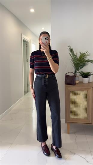 ZR Shenry Antrasit Straight Jean