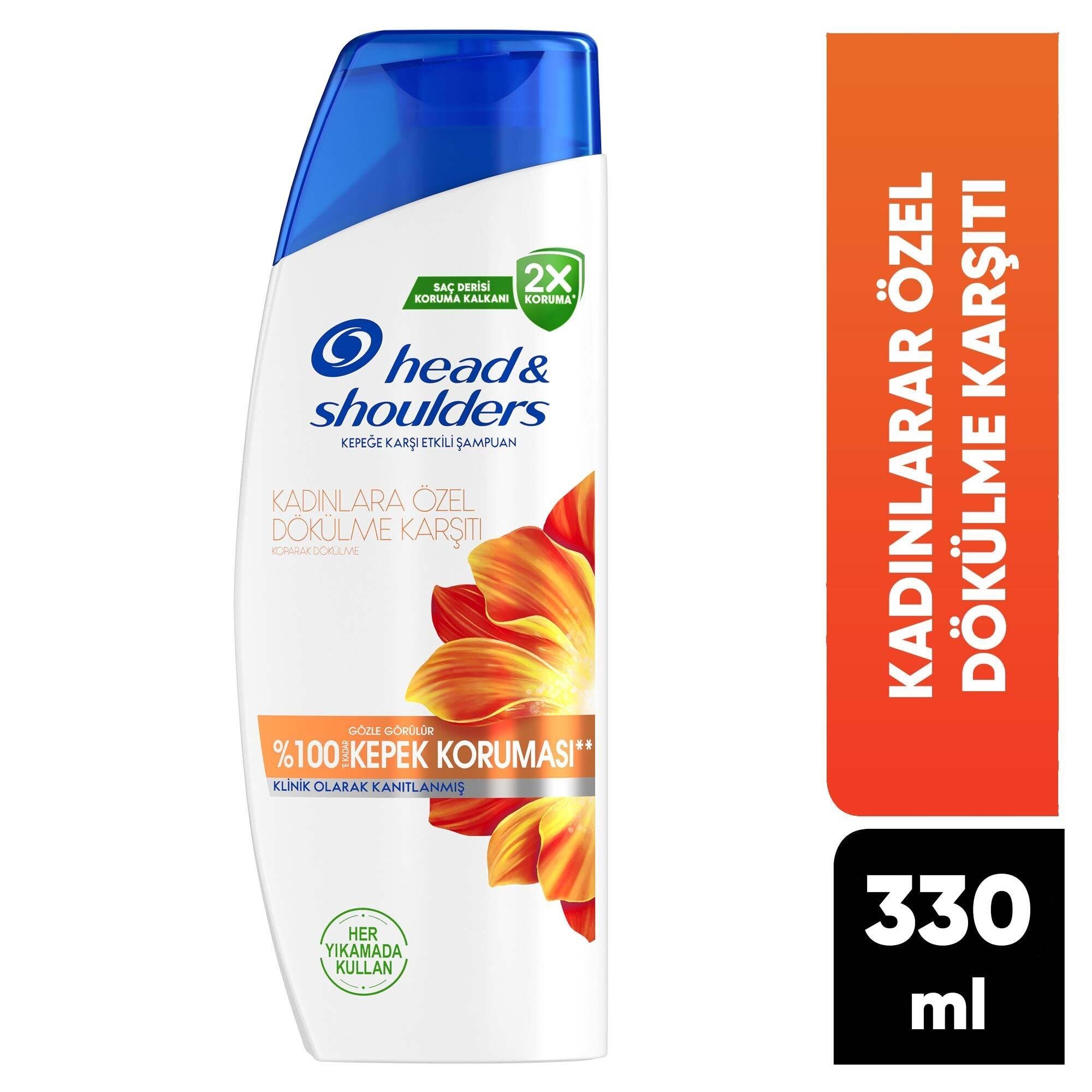  Head & Shoulders Şampuan Kadınlara Özel Dökülme ve Kepek Karşıtı Kafein Etkili 330 ML