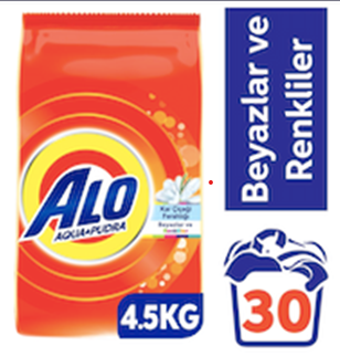 Alo Beyaz ve Renkiller İçin 4,5 Kg Toz Deterjan