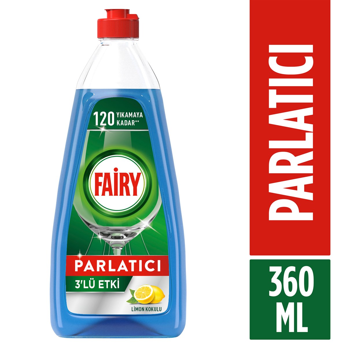 Fairy 3'lü Etki Bulaşık Makinesi Parlatıcısı 360 ml Limon