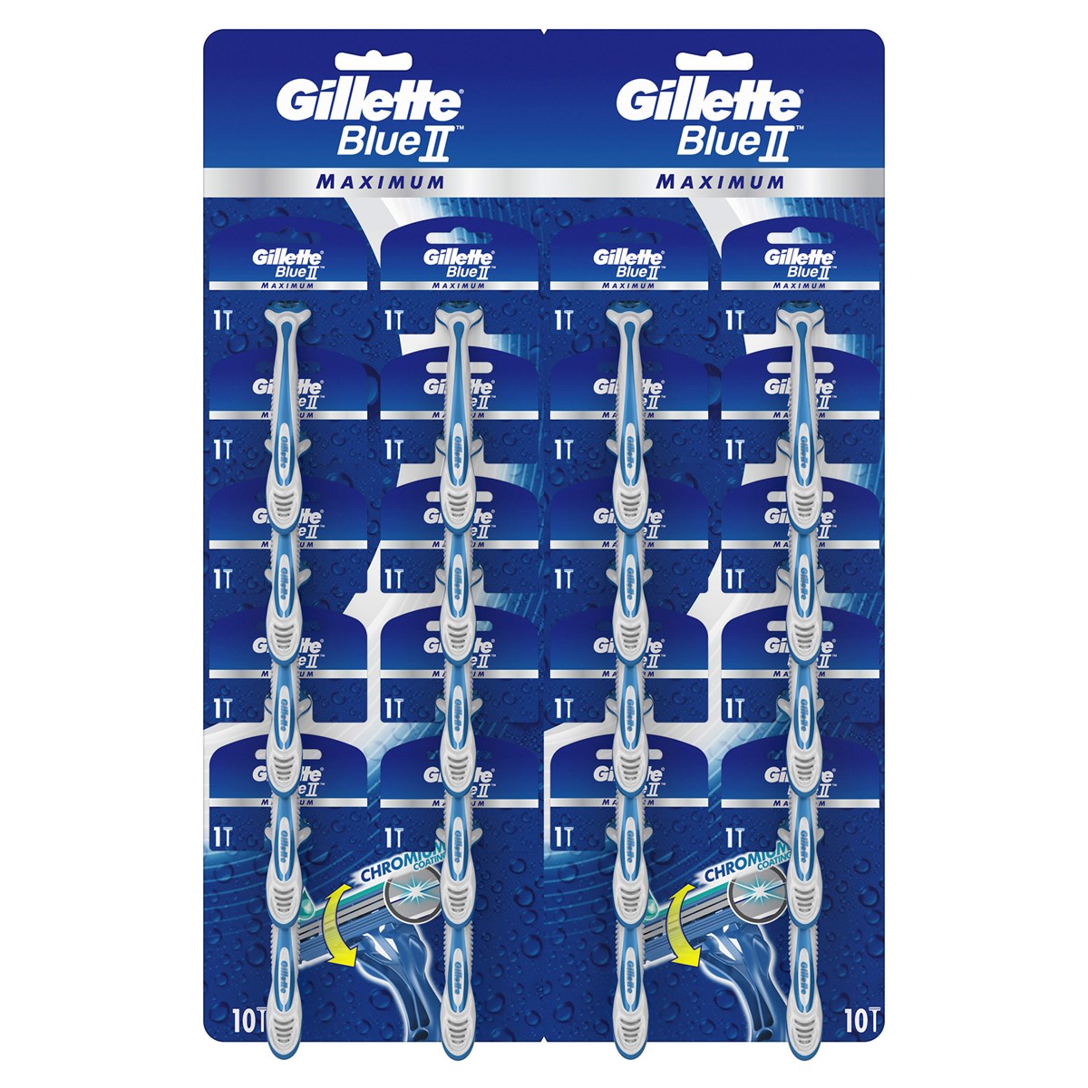 Gillette Blue2 Maximum Tıraş Bıçağı 20'li Kartela