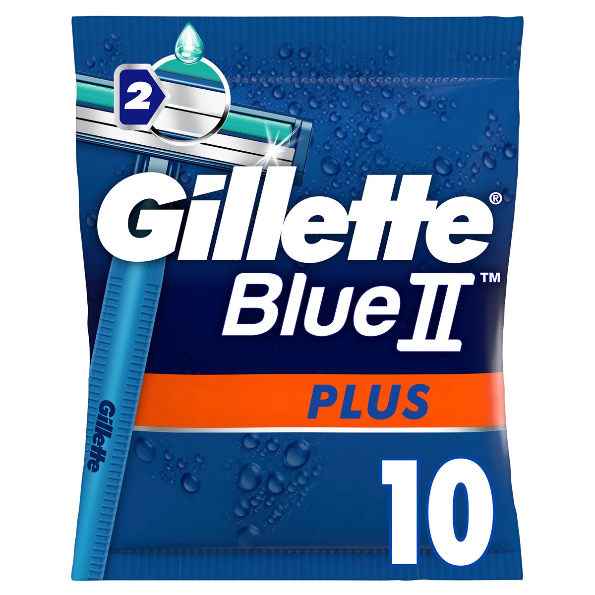 Gillette Blue2 Plus Kullan At Tıraş Bıçağı 10 Adet