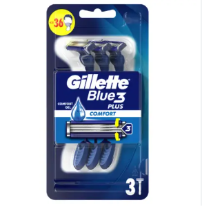 Gillette Kullan at Tıraş Bıçağı Blue 3 Comfort 3'lü