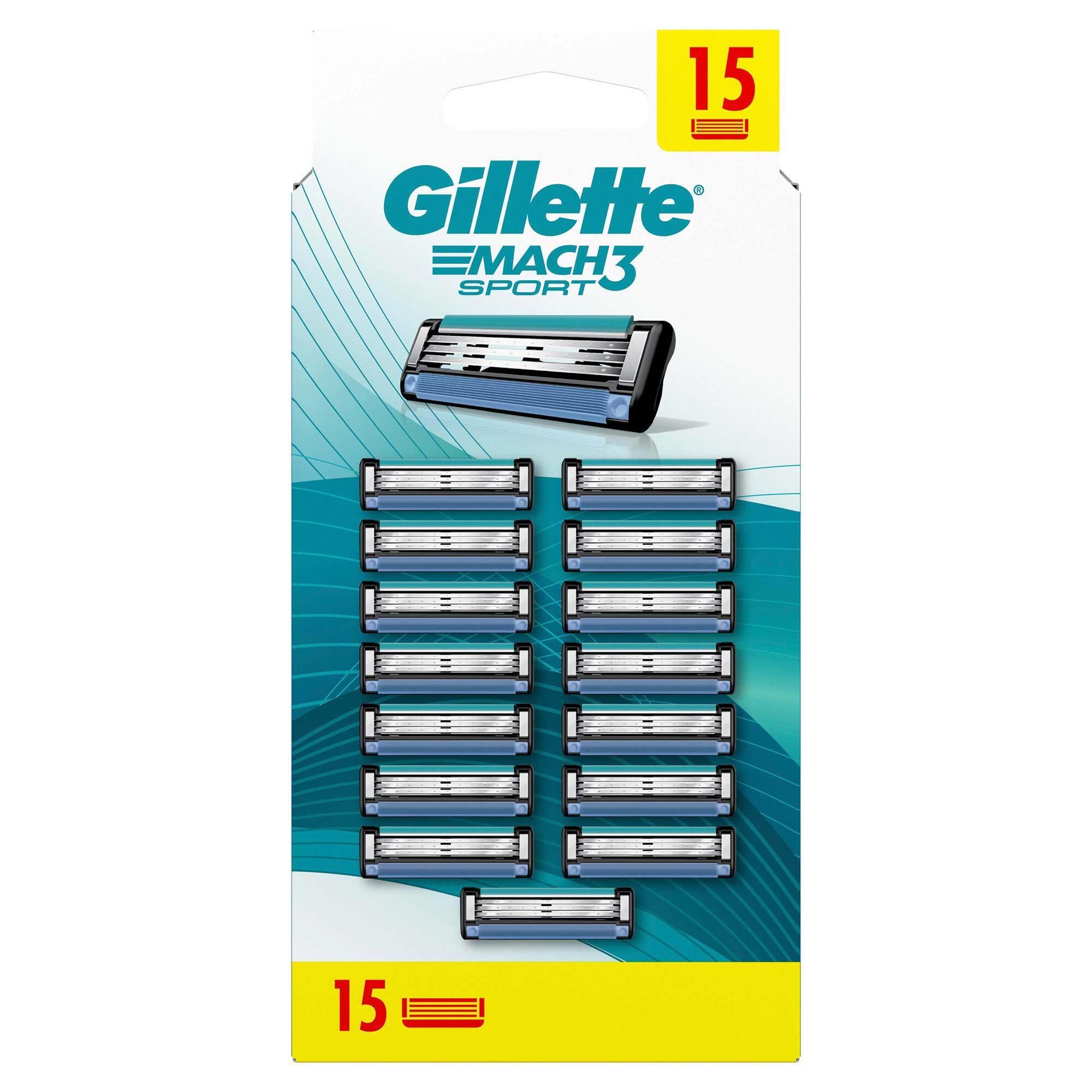 Gillette Mach 3 Sport Tıraş Bıçağı Yedek 15'li
