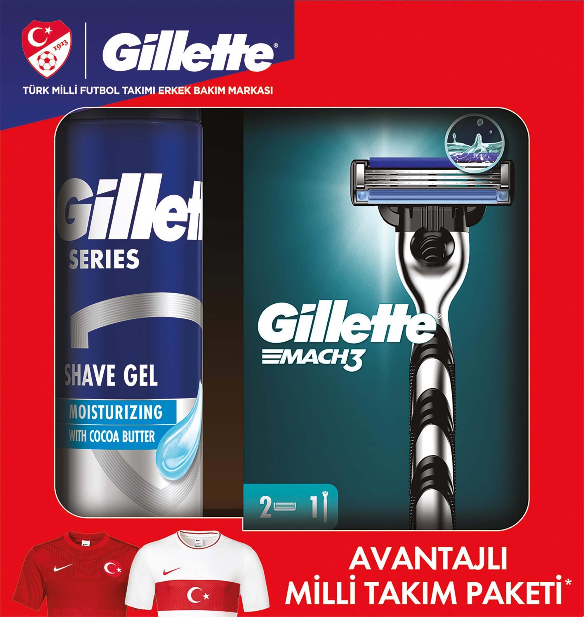 Gillette Mach3 2li + Series Nemlendirici Jel 200 ML