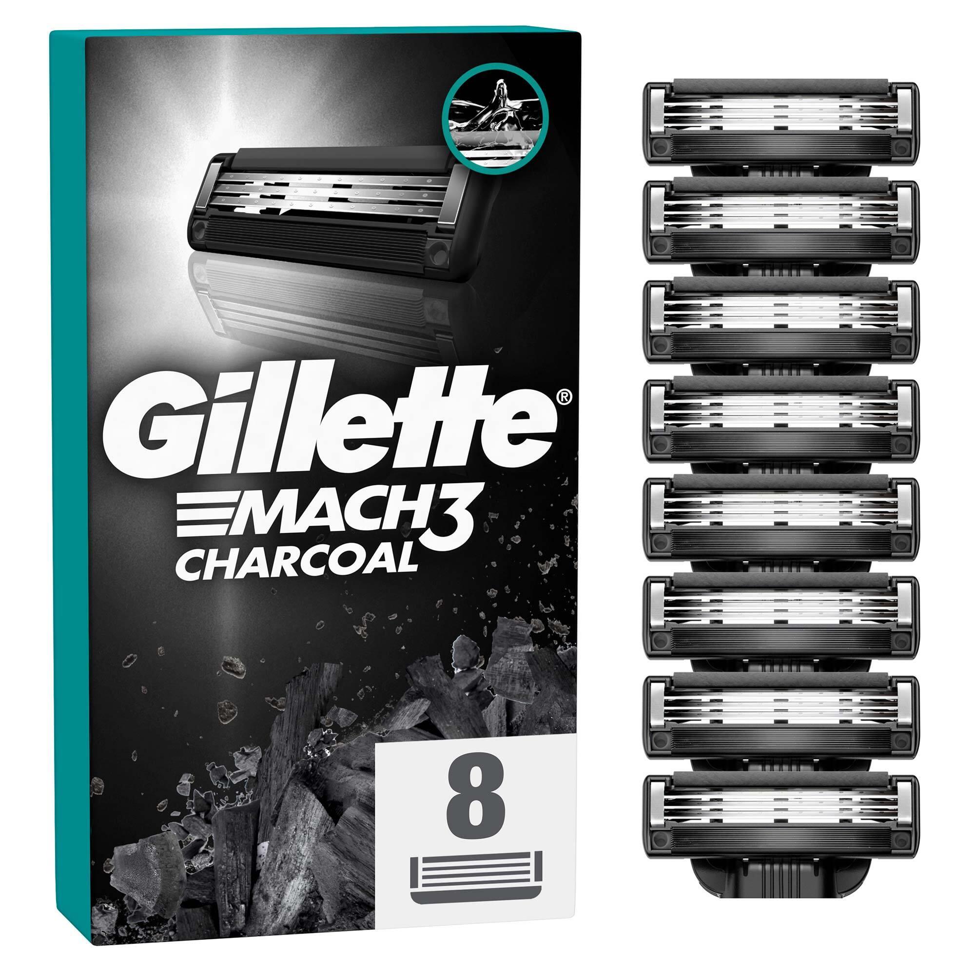 Gillette Mach3 Charcoal Yedek Bıçak 8'li