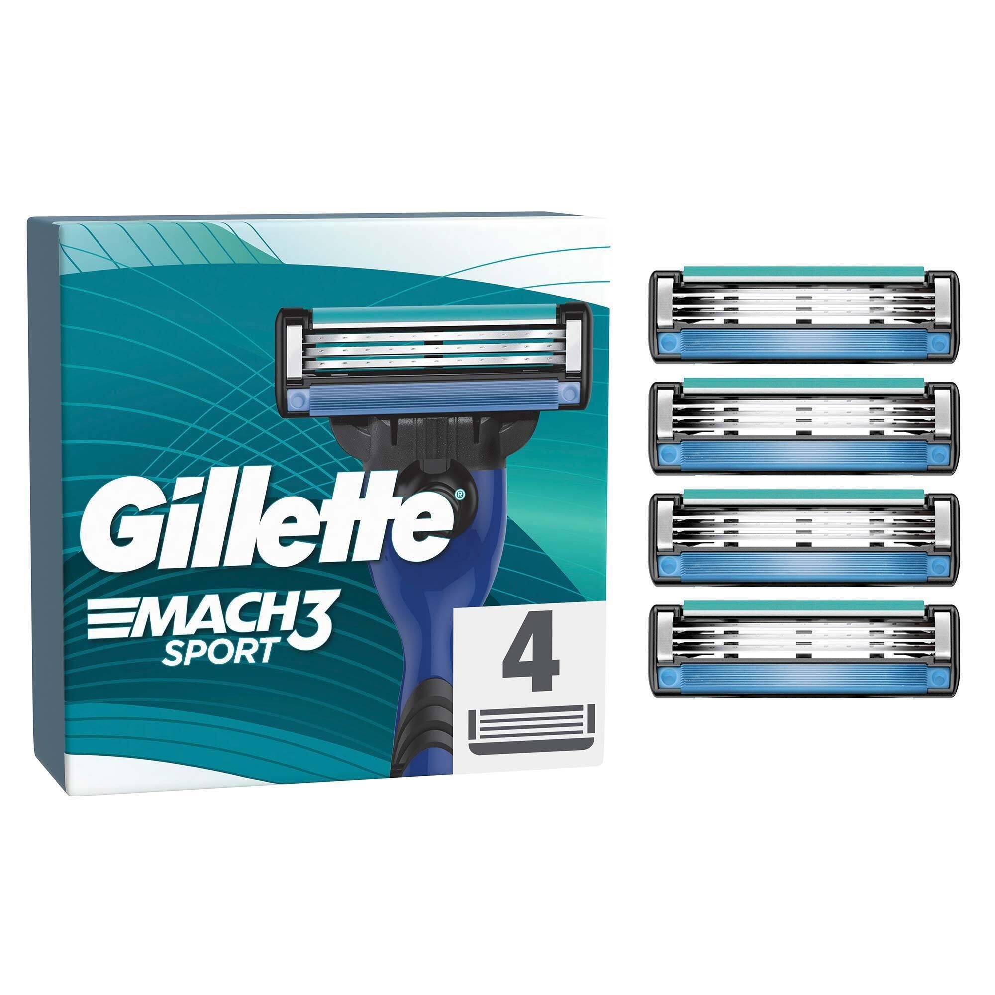 Gillette Mach3 Start Yedek Tıraş Bıçağı 4'lü