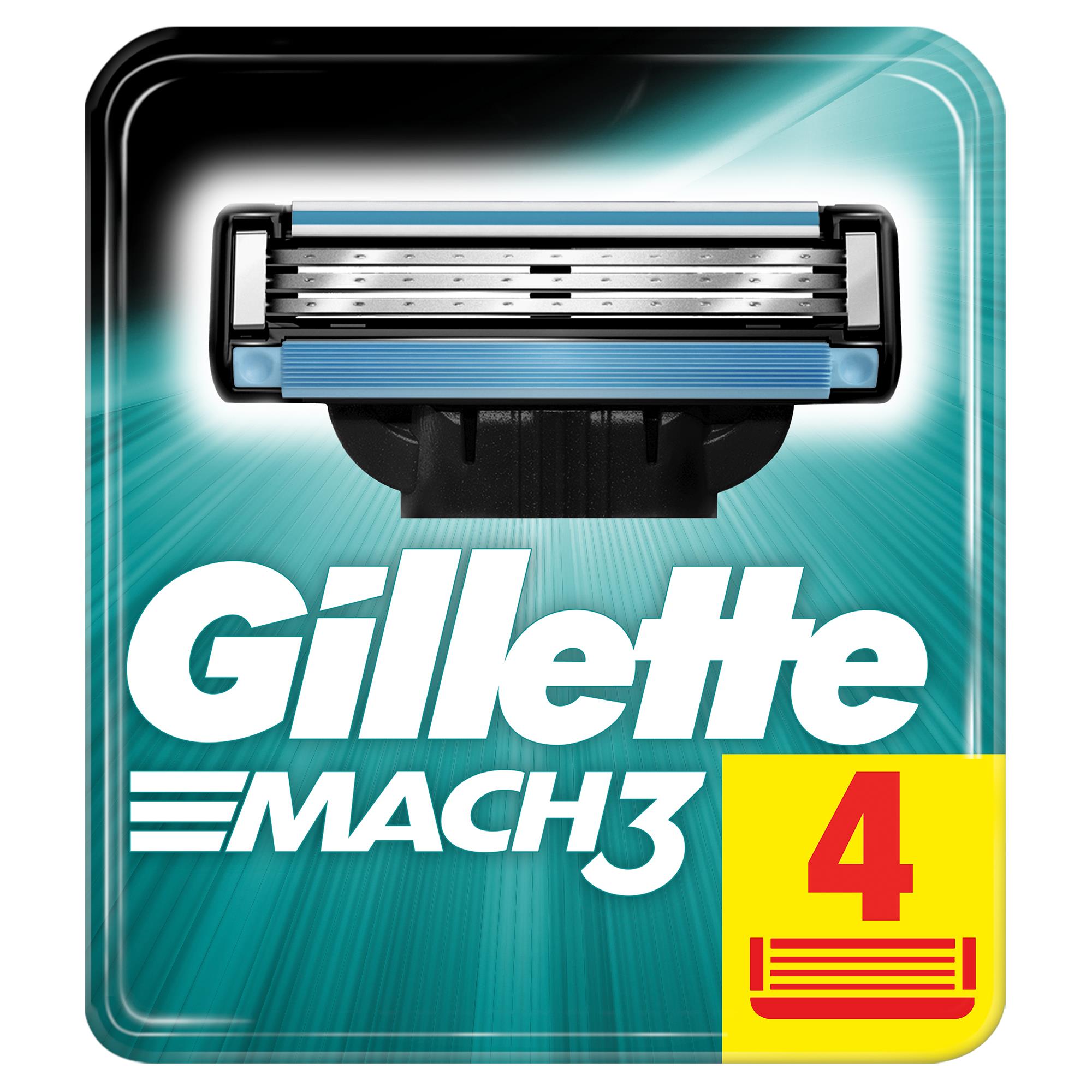 Gillette Mach3 Yedek Tıraş Bıçağı 4'lü 