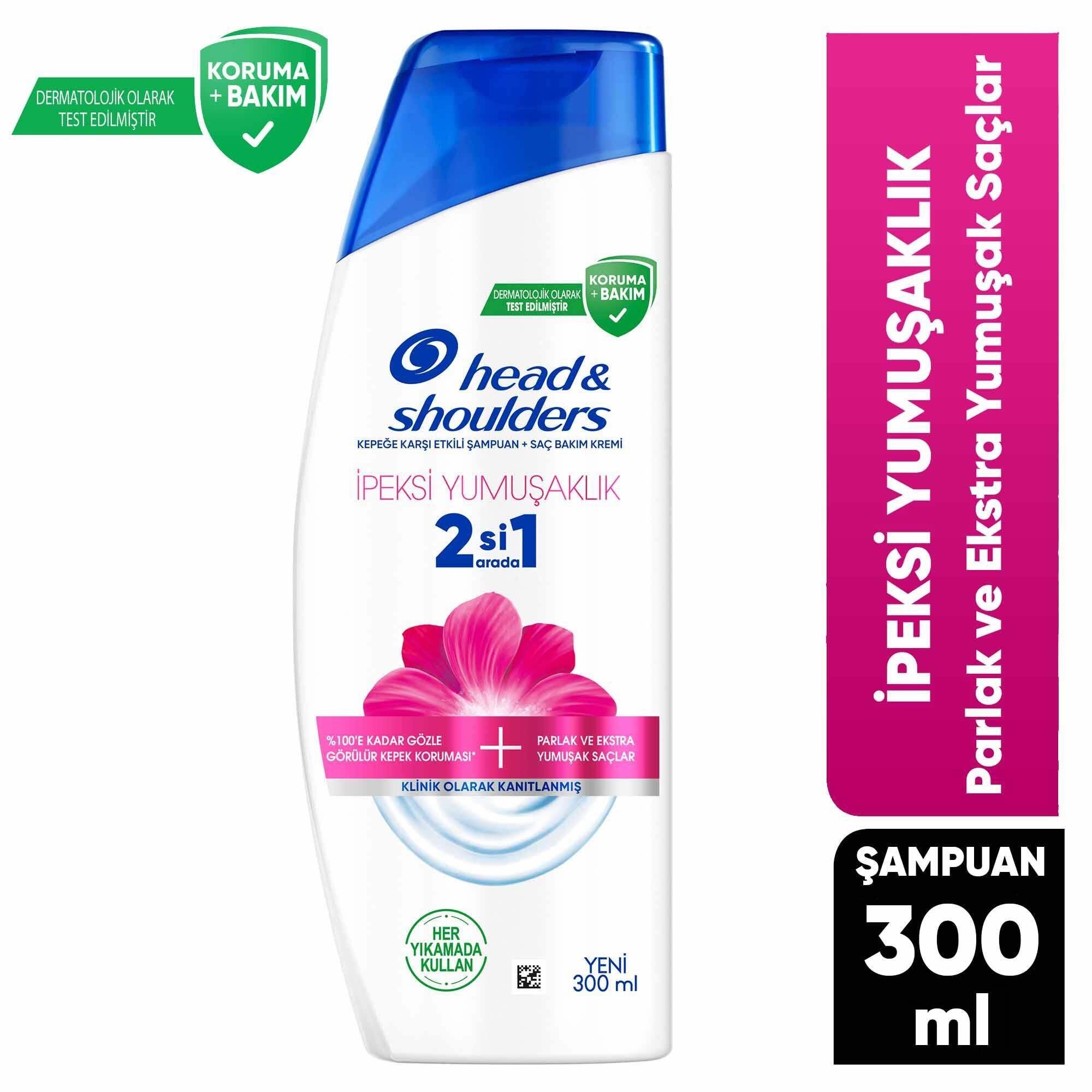 Head&Shoulders İpeksi Yumuşaklık 2'si 1 Arada Şampuan 300 ML