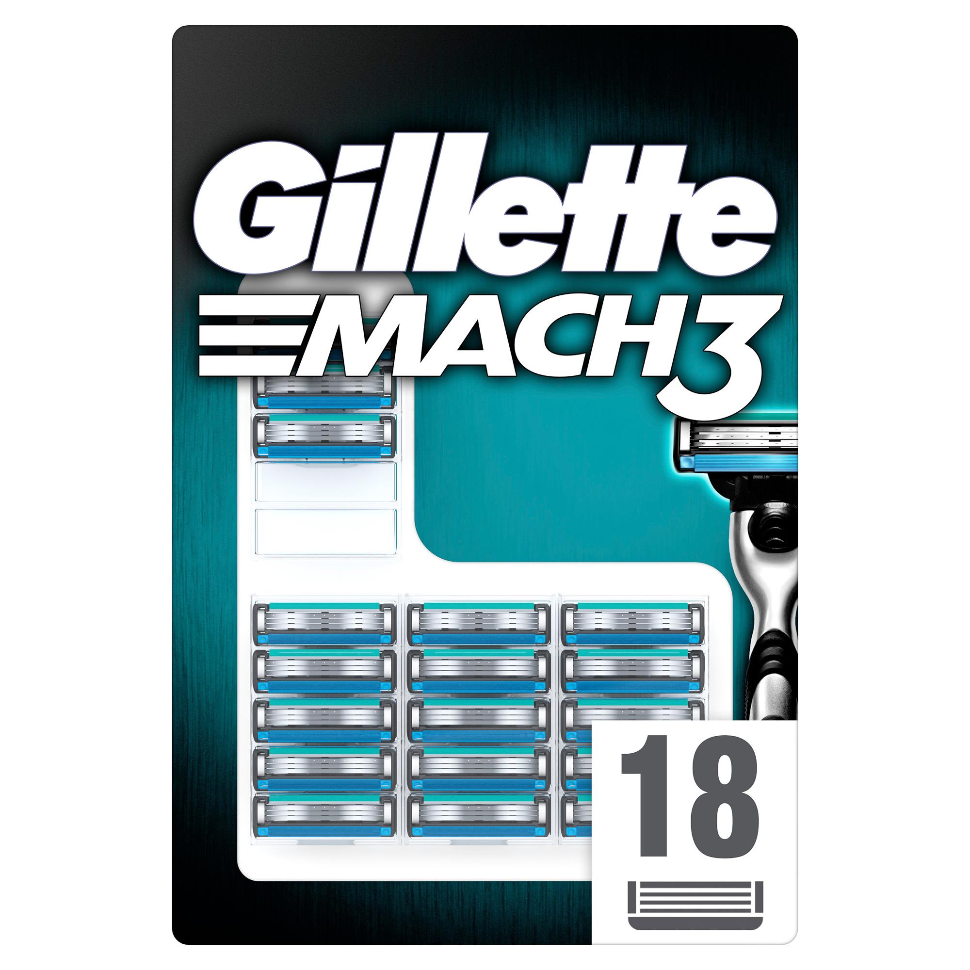 Mach3 Yedek Tıraş Bıçağı Karton Paket 18'li