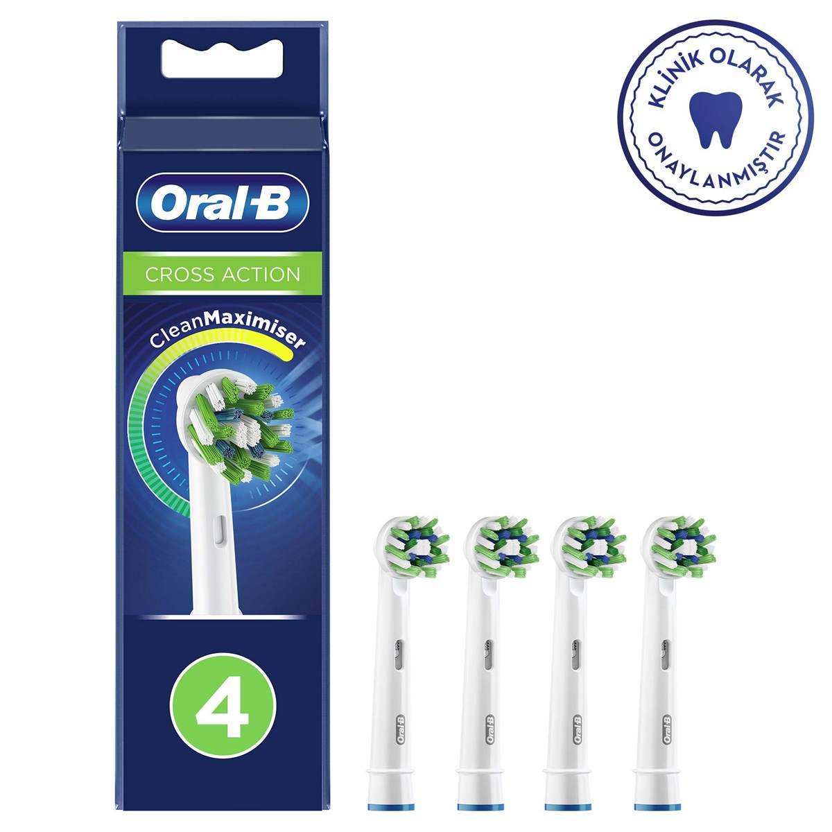 Oral-B Yedek Başlık Cross Action 4 lü
