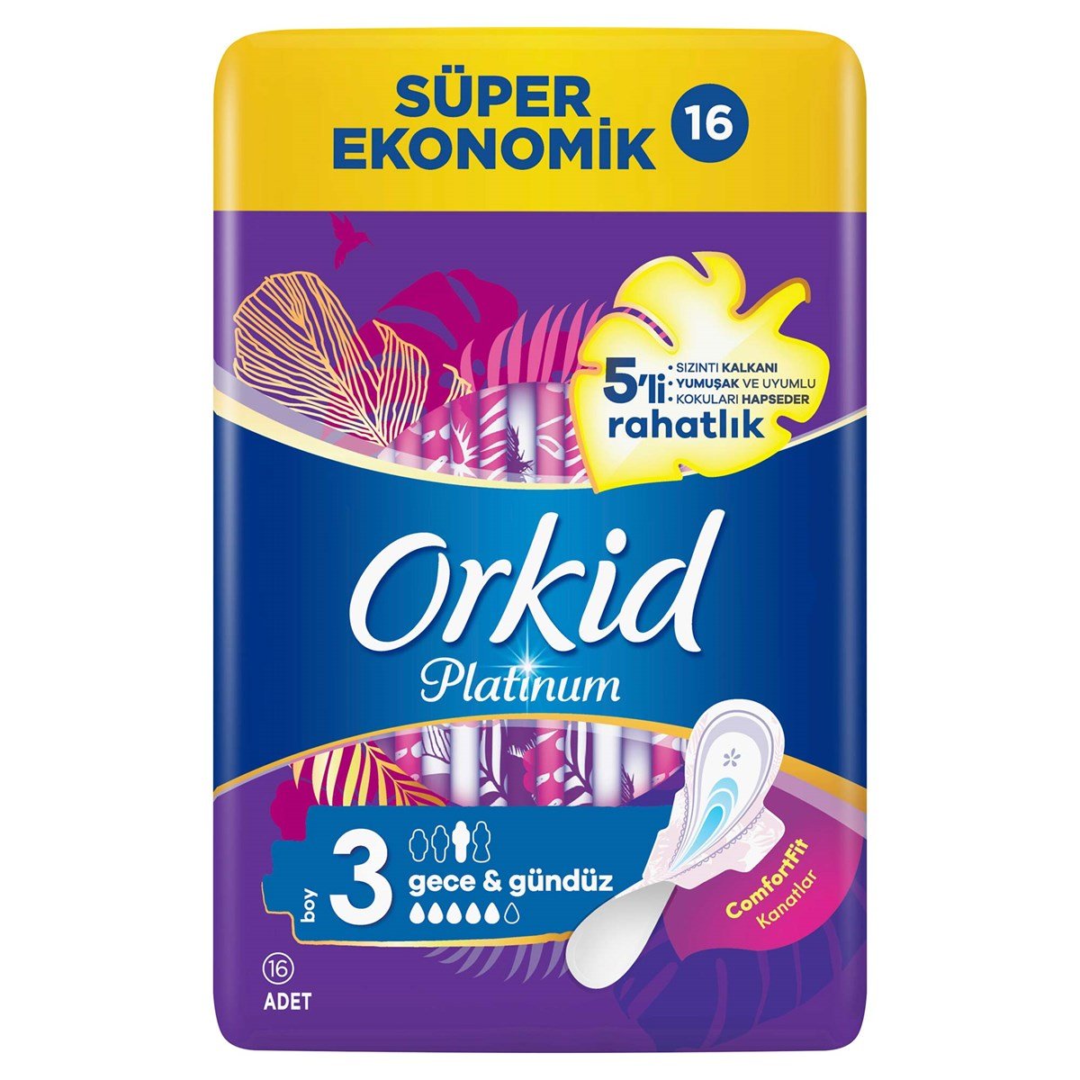 Orkid Platinum Gece 16 Adet