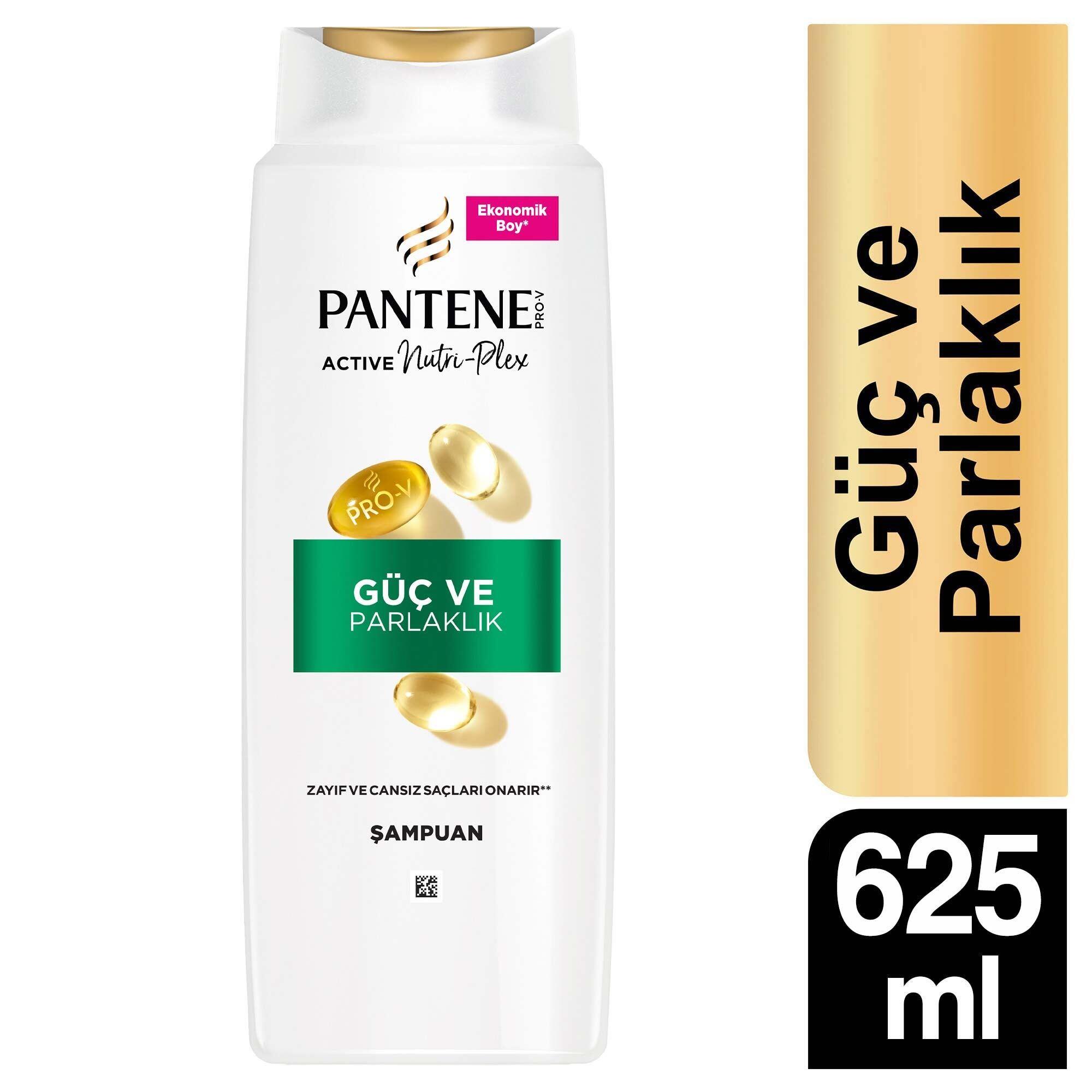 Pantene Güçlü & Parlak Doğal Sentez Şampuan 625 ML