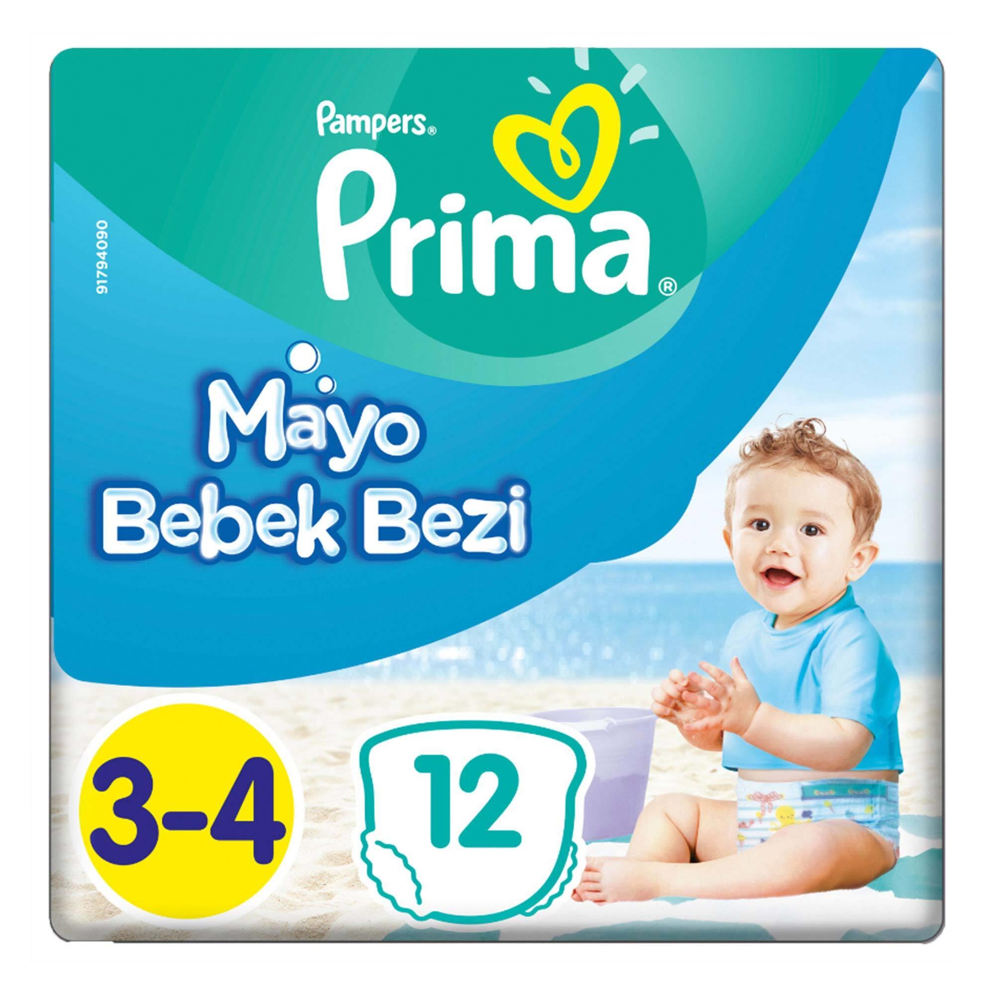 Prima Mayo Bebek Bezi 3 Beden 12 Adet Midi Tekli Paket