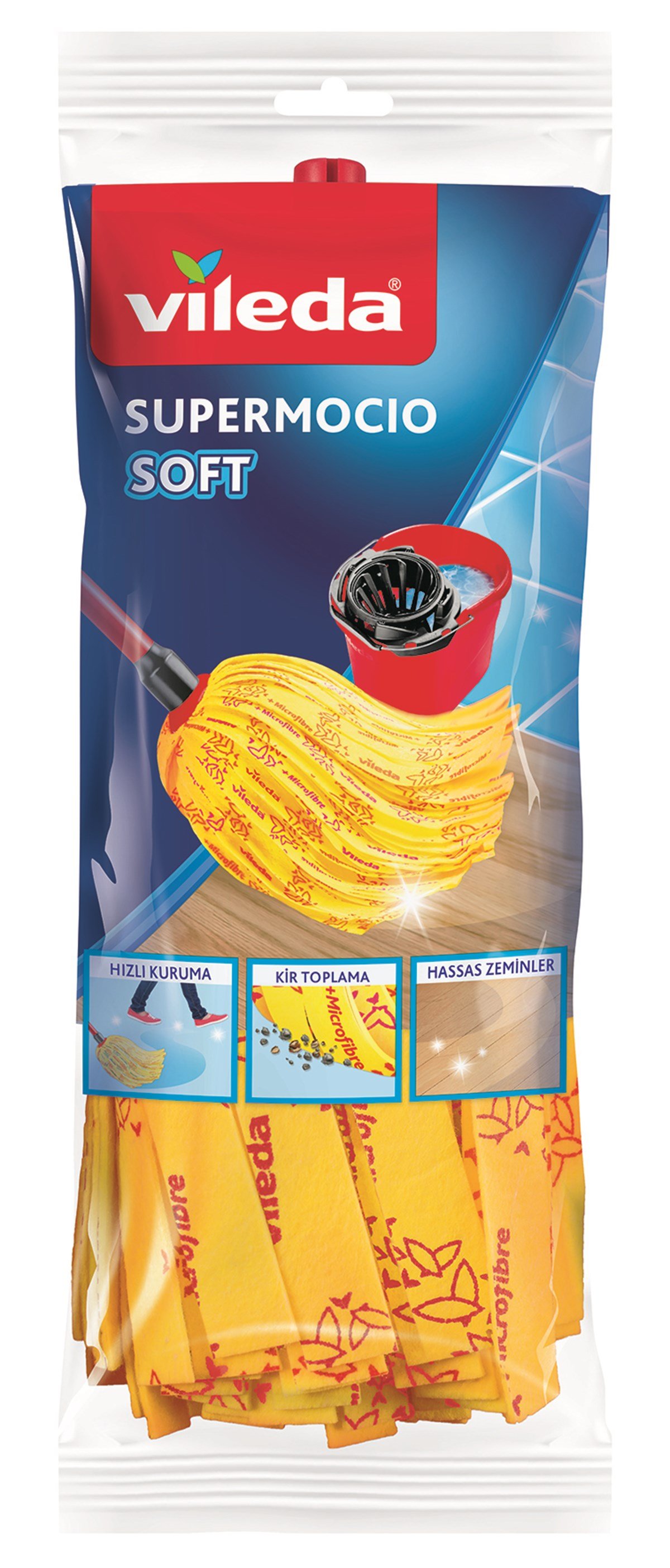 Vileda Soft Paspas %30 Mikrofiberli Yedek