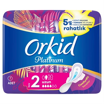 Orkid Platinum Hijyenik Ped Uzun 7 Adet