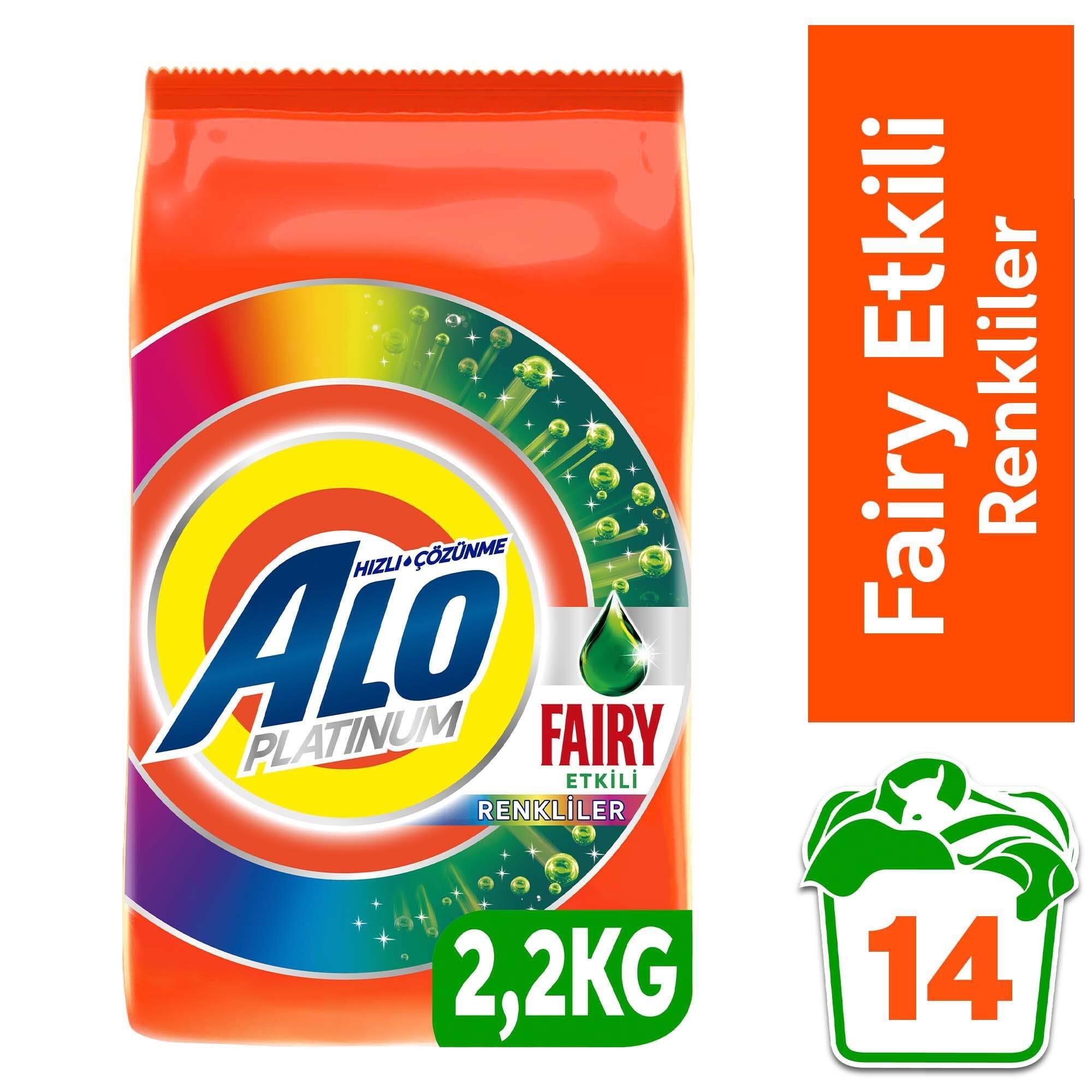 Alo Platinum Fairy Etkili 2.2 kg Toz Çamaşır Deterjanı