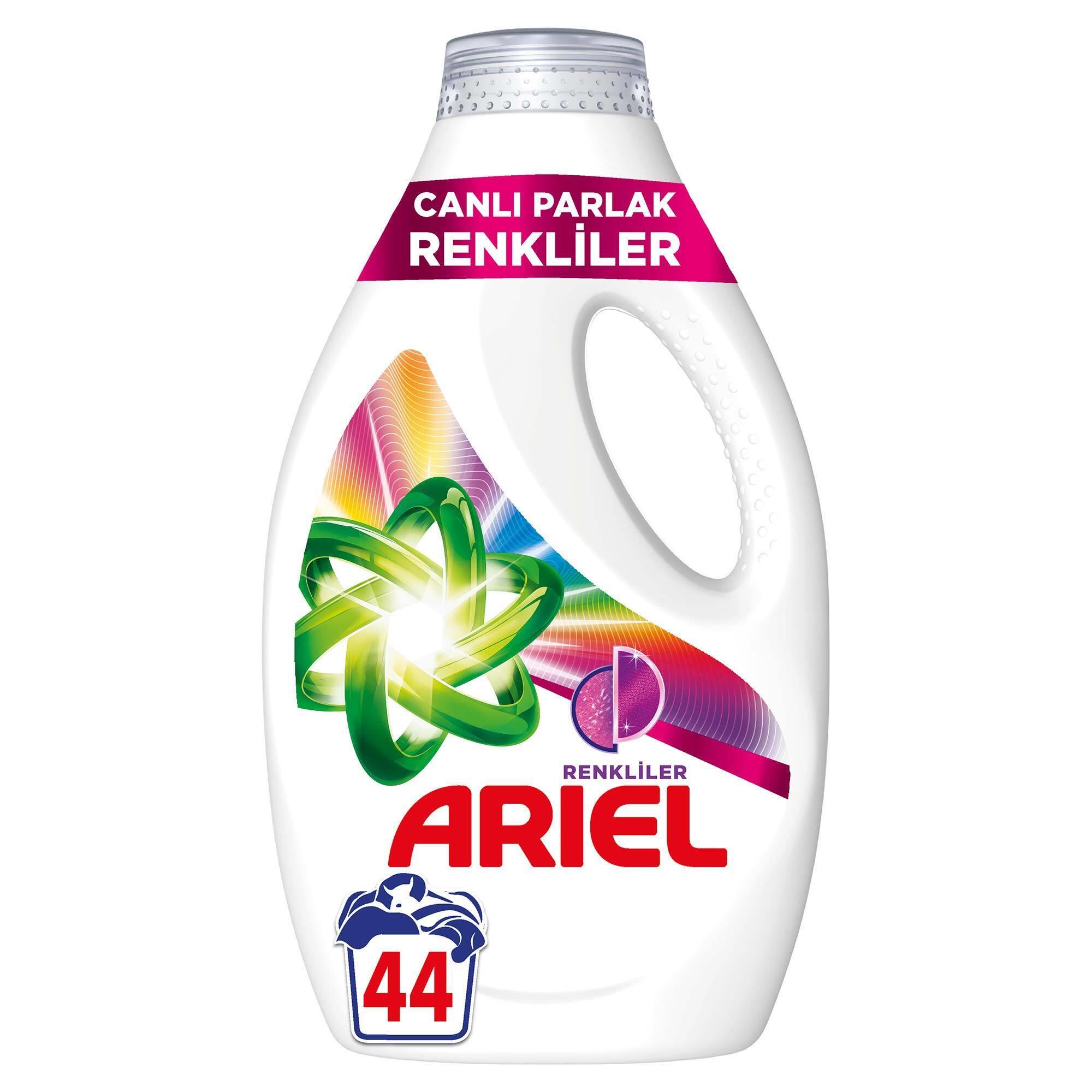 Ariel Renk Koruma Renkliler için Sıvı Deterjan 44 Yıkama