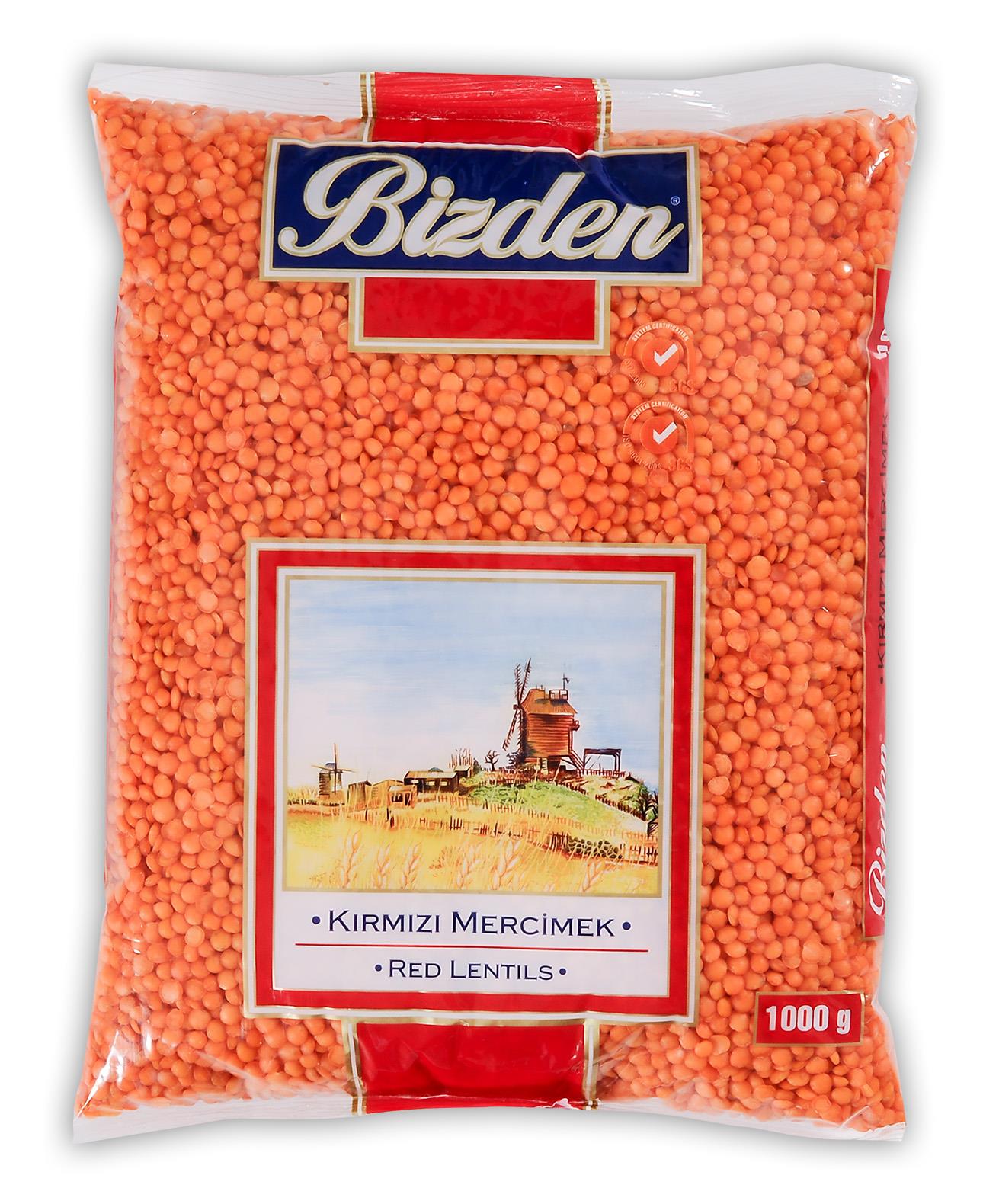 Bizden Kırmızı Mercimek 1KG