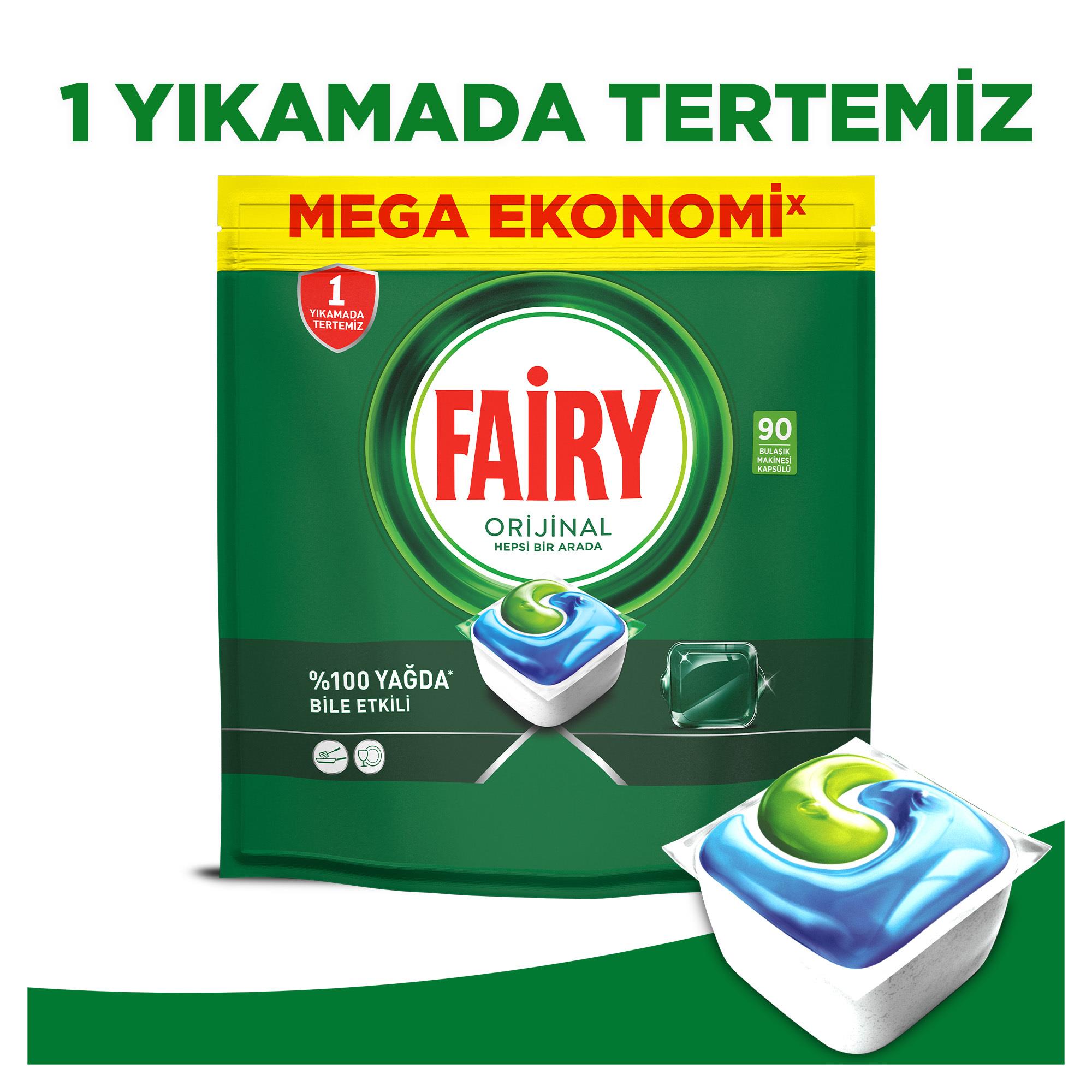 Fairy Hepsi Bir Arada Bulaşık Deterjanı Kapsül 90 Lı