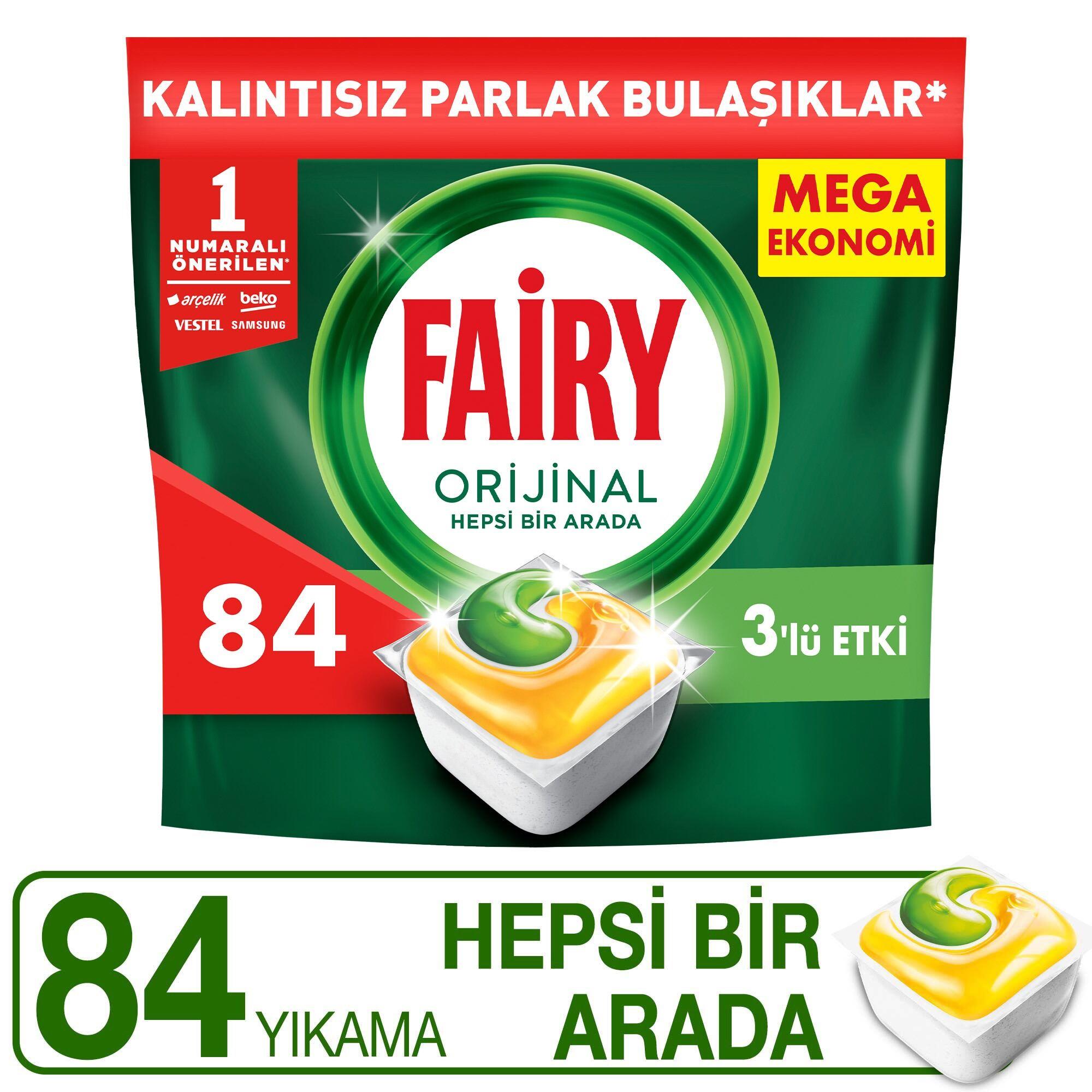 Fairy Limonlu Bulaşık Makinesi Tablet Deterjan 84lü
