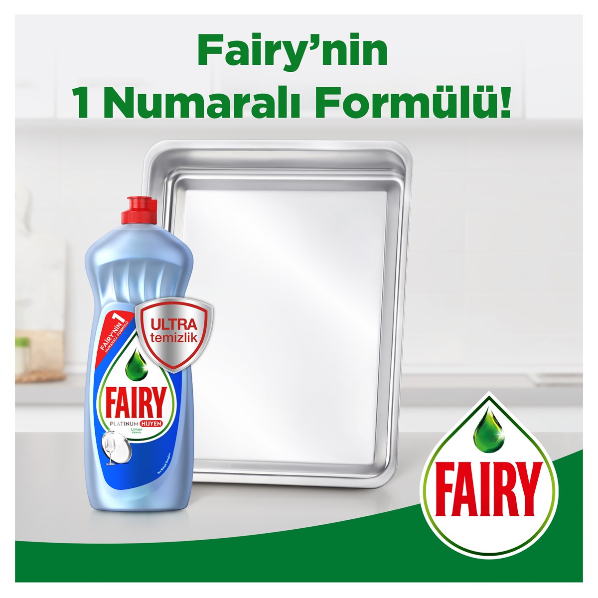 Fairy Platinum 750 ml Bulaşık Deterjanı Hijyen