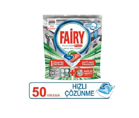 Fairy Platinum Plus Bulaşık Makinesi Tableti 50 'Li