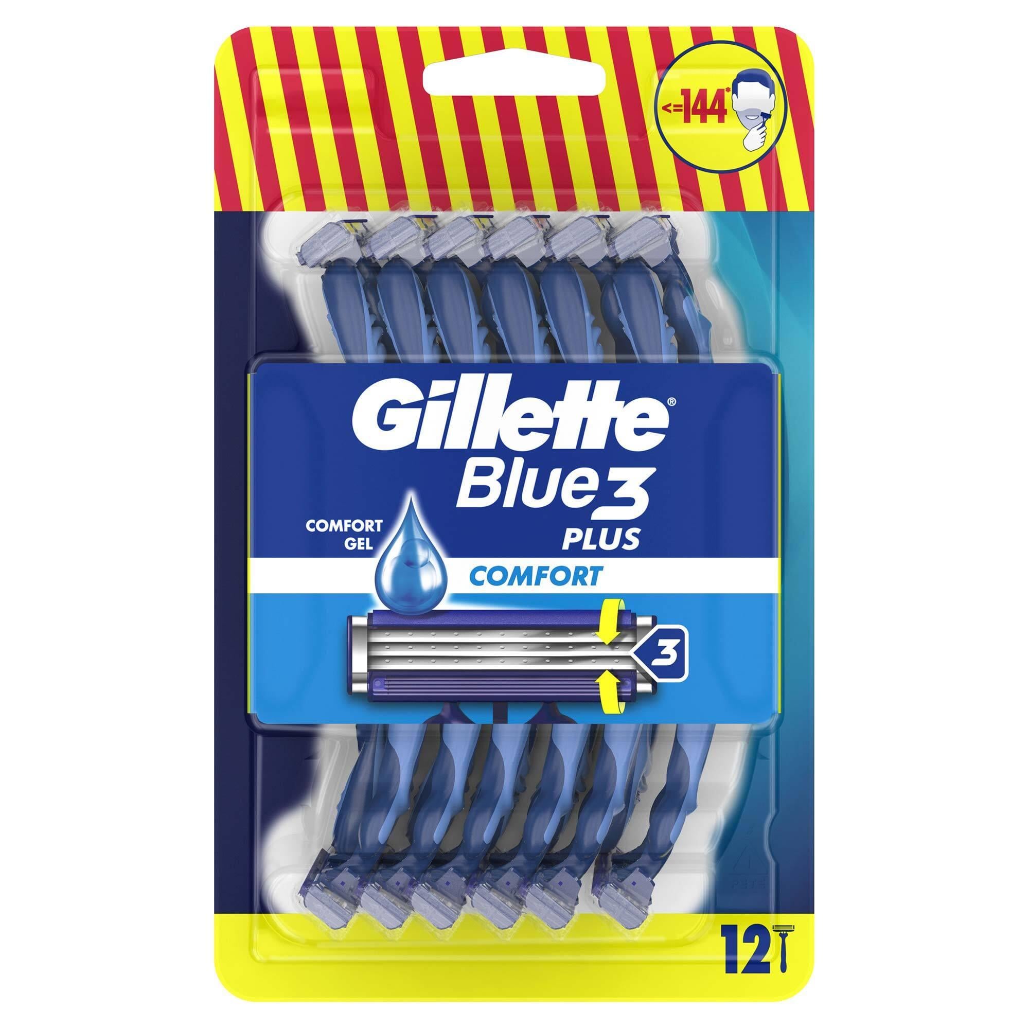 Gillette Blue 3 Tıraş Bıçağı 12 li Blister Comfort