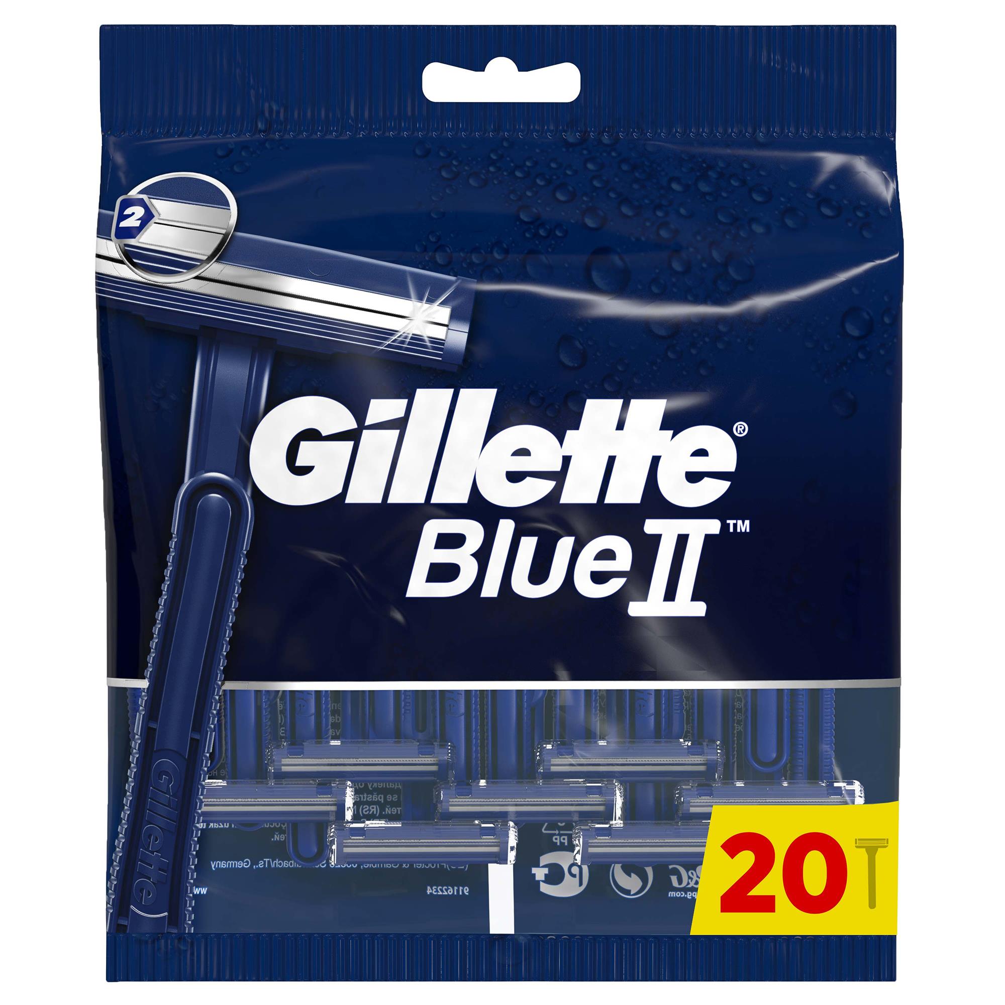 Gillette Blue2 Kullan At Erkek Tıraş Bıçağı 20'li