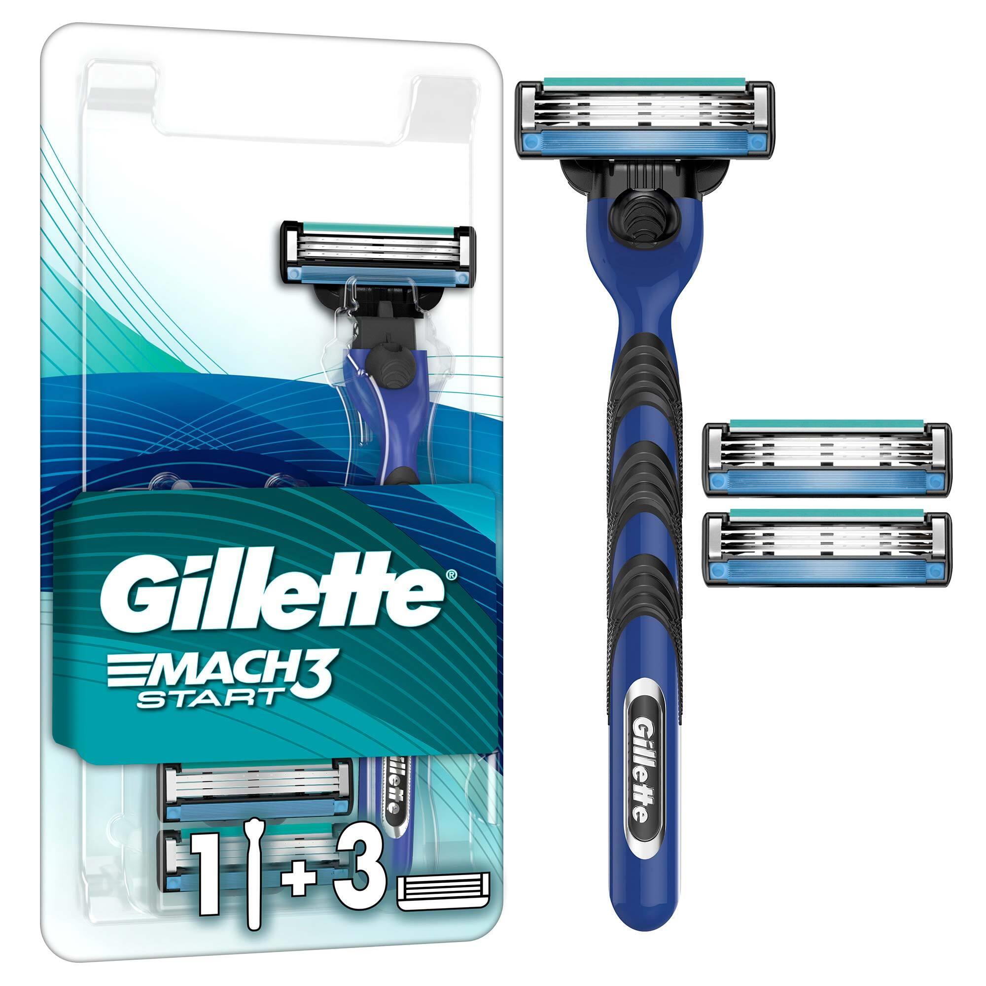 Gillette Mach 3 Start Bluestar Tıraş Makinesi + 3 Yedek Bıçak