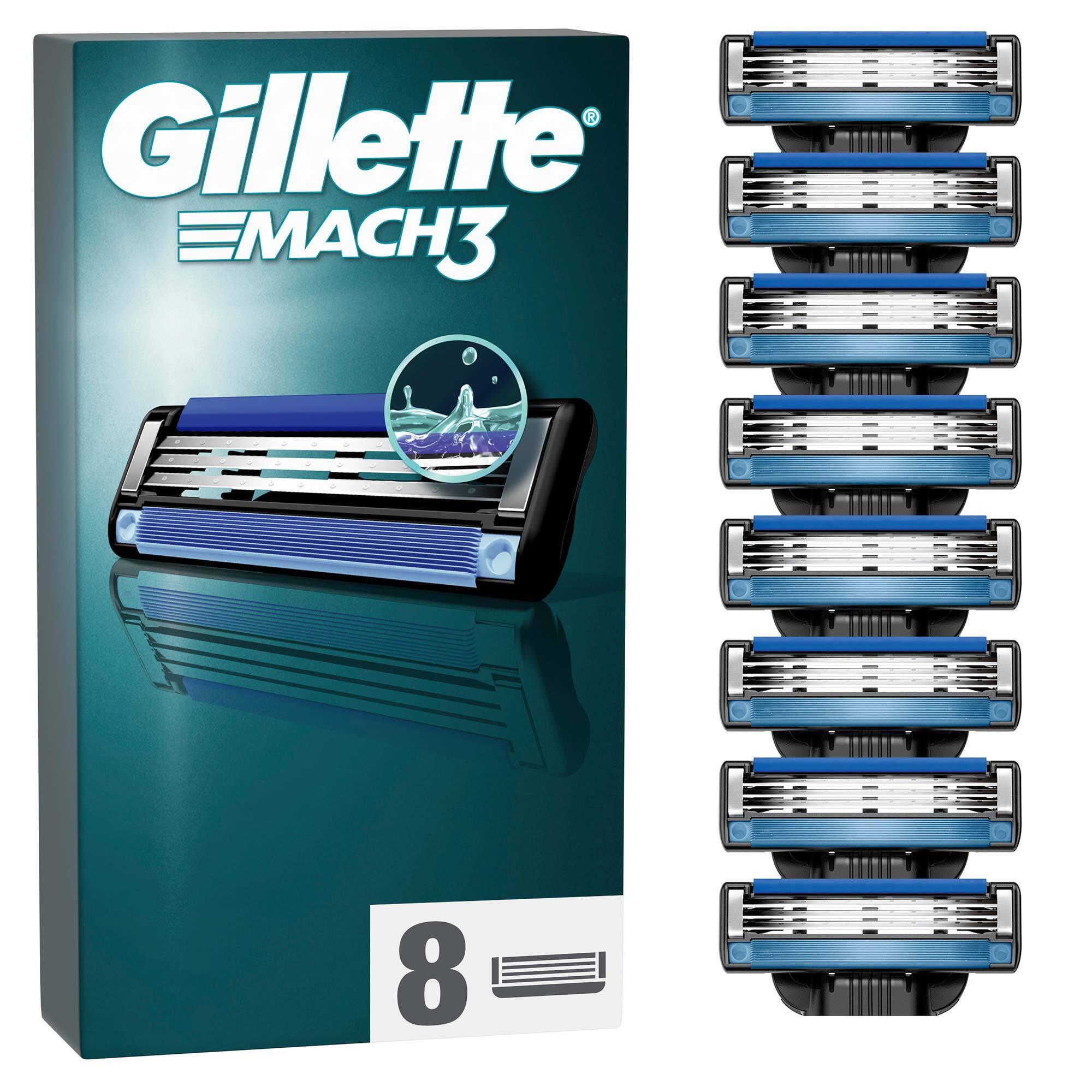 Gillette Mach3 Tıraş Makinesi Yedek Bıçakları 8'li