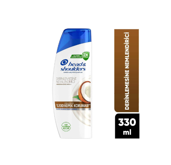 Head And Shoulders Şampuan Derinlemesine Nemlendirici Hindistan Cevizi 1+1 330 ML