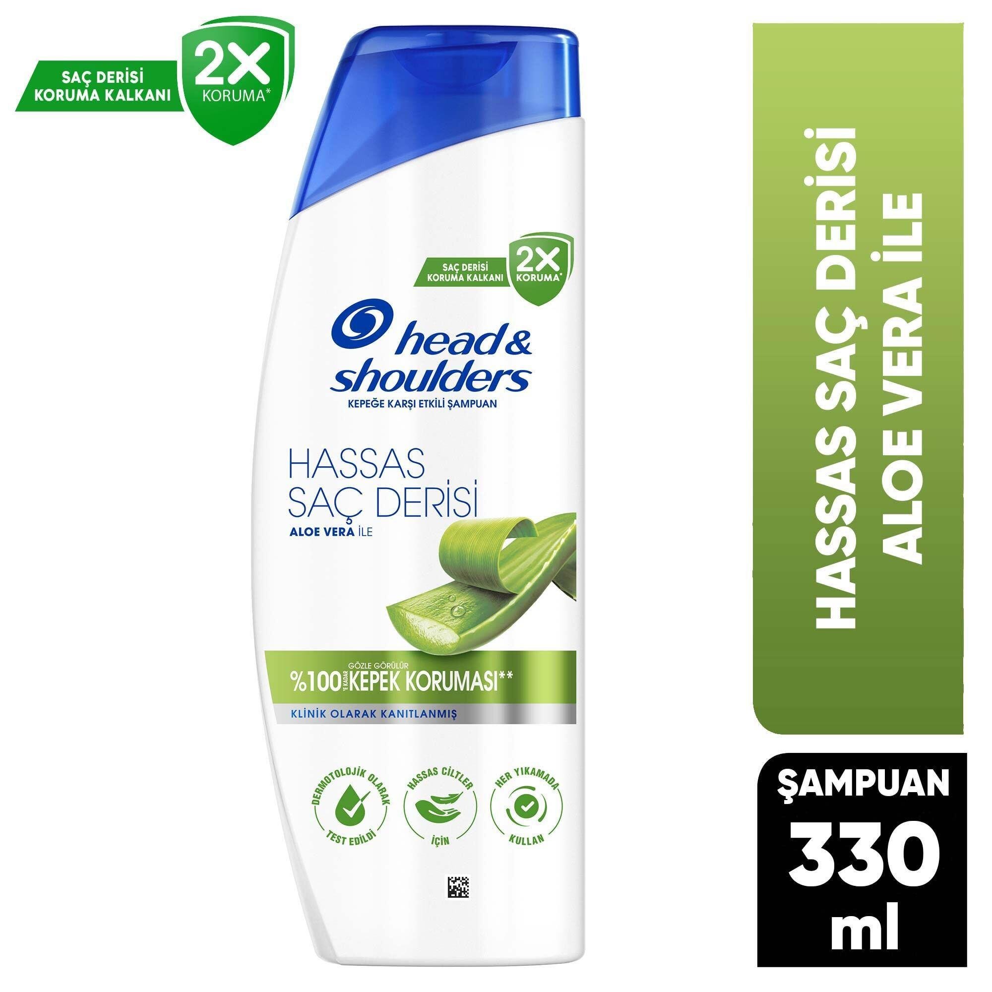 Head&Shoulders Aloe Vera Hassas Saç Derisi Kepek Karşıtı Şampuan 330 ML