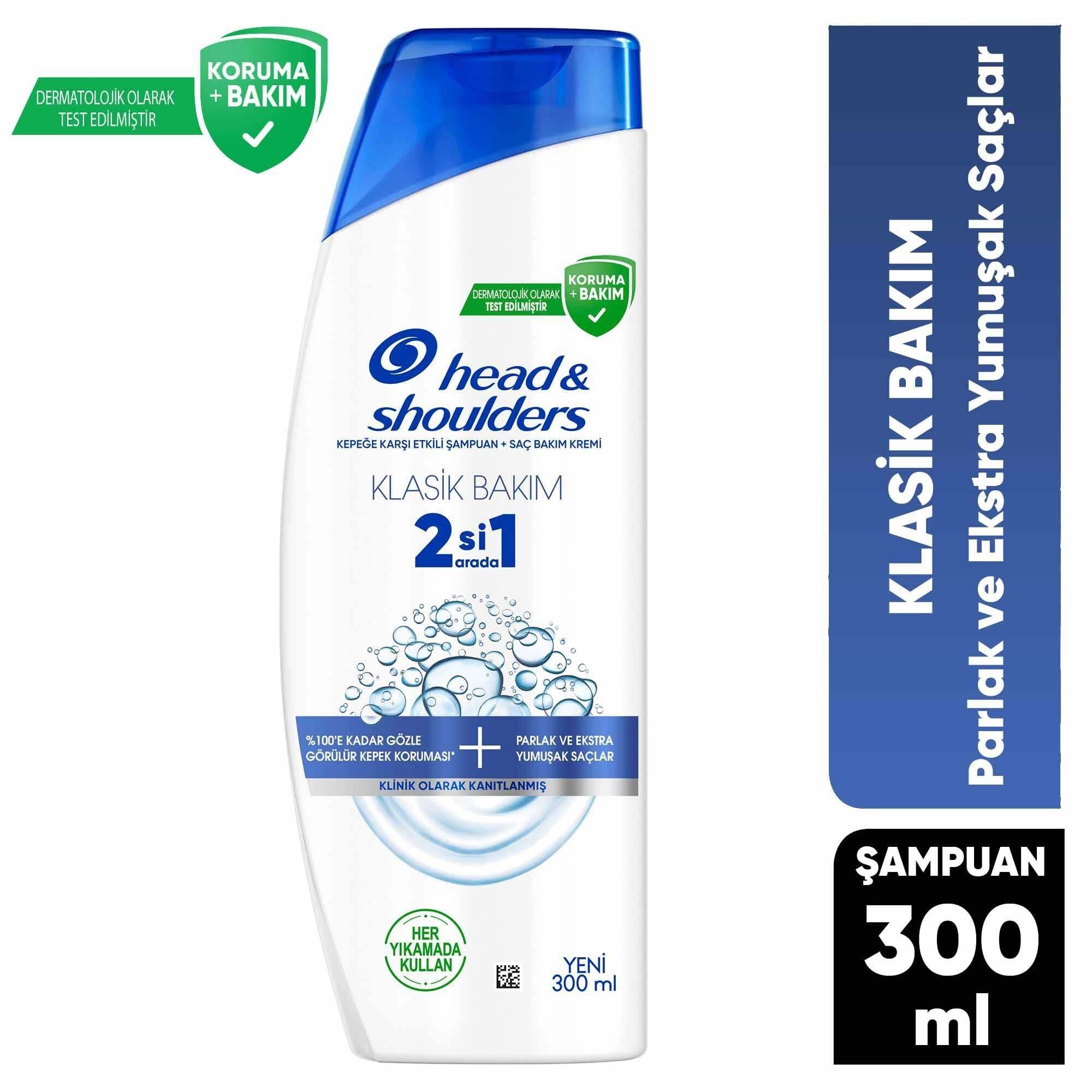 Head&Shoulders Klasik Bakım 2'si 1 Arada Şampuan 300 ML