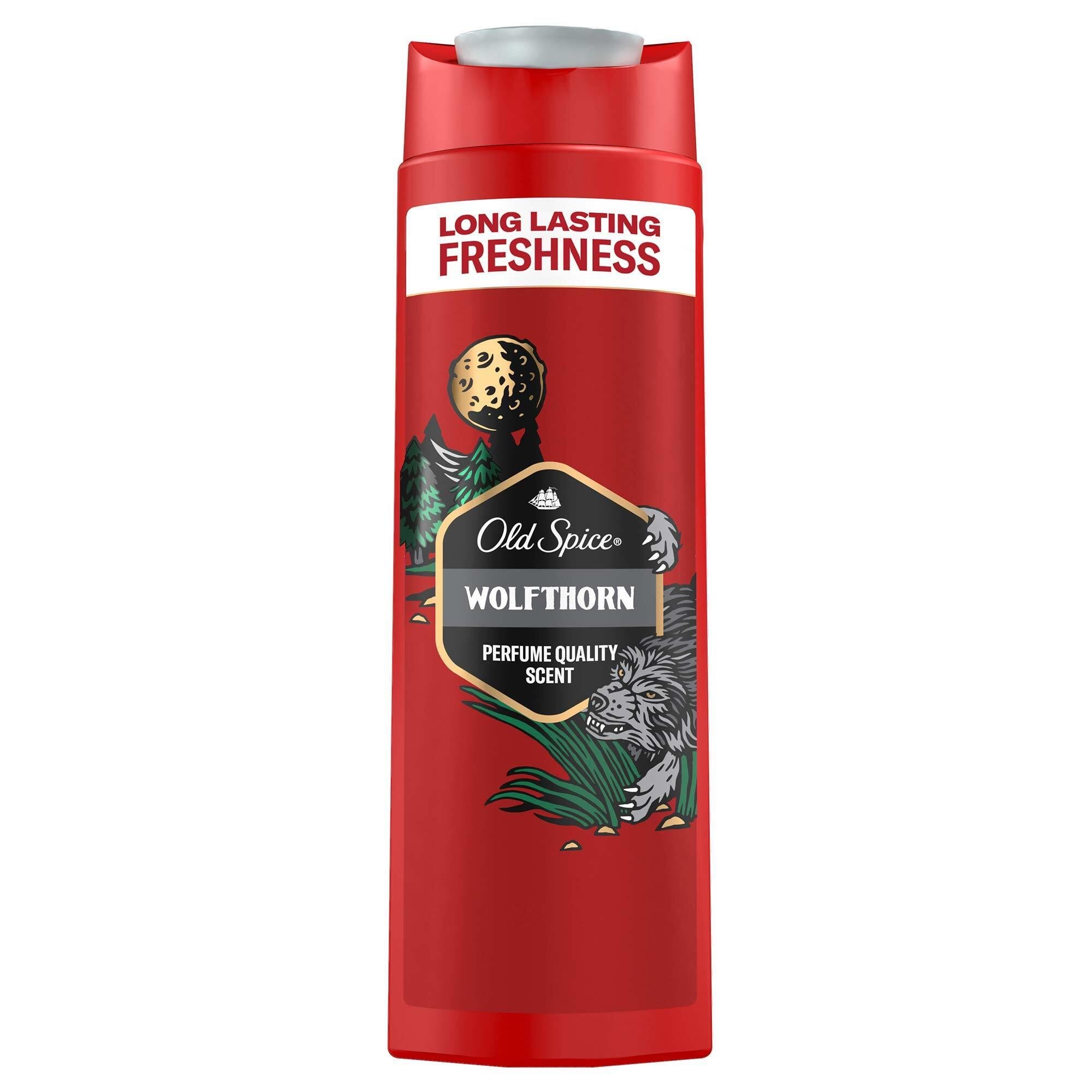Old Spice Wolfthorn Erkekler İçin Duş Jeli ve Şampuan 400 ML