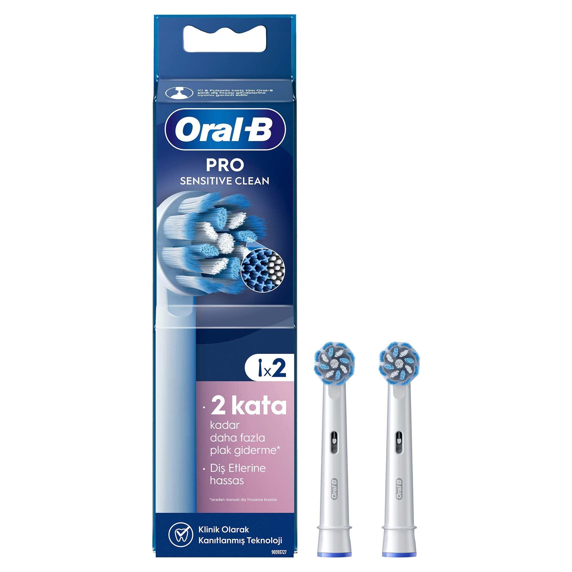 Oral-B Pro Sensitive Clean Yedek Fırça Başlığı 2li