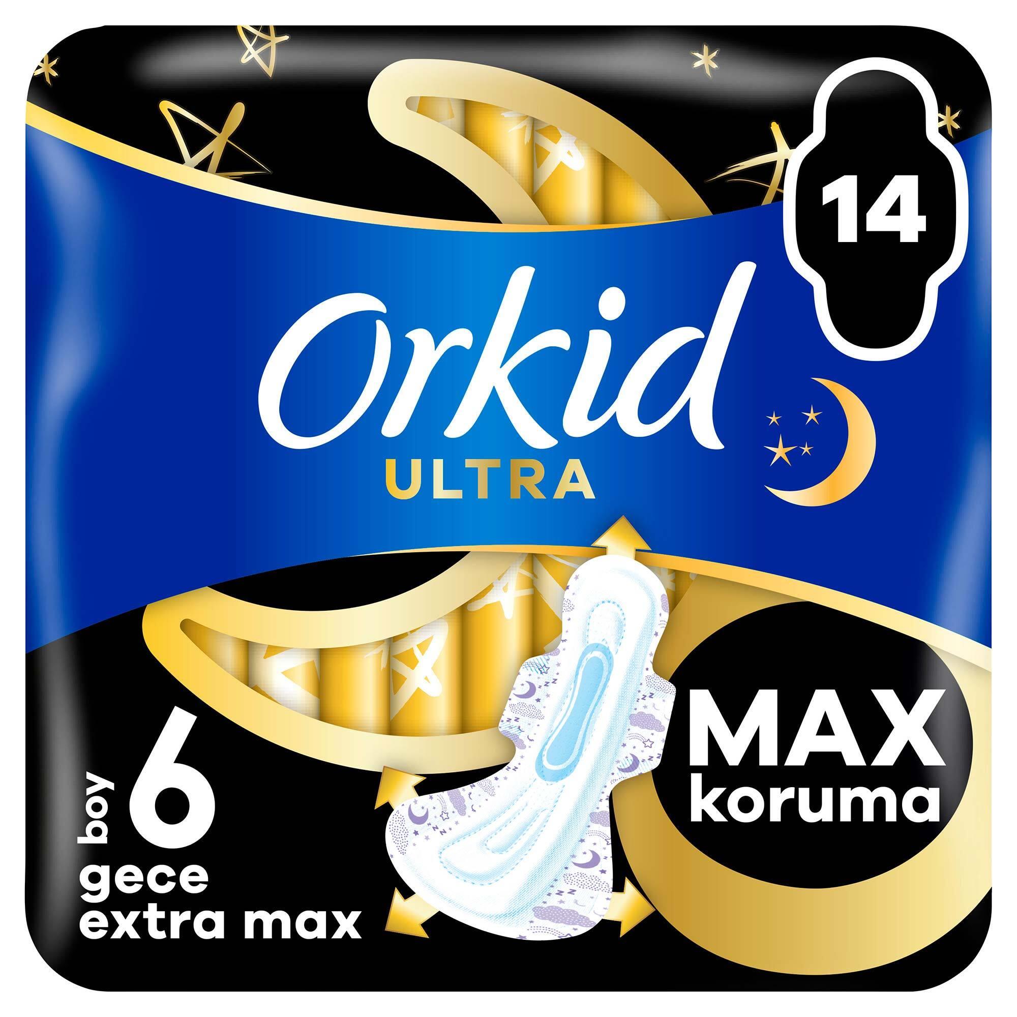 Orkid Ultra Extra 6 Boy Extra Gece Max 14 Adet