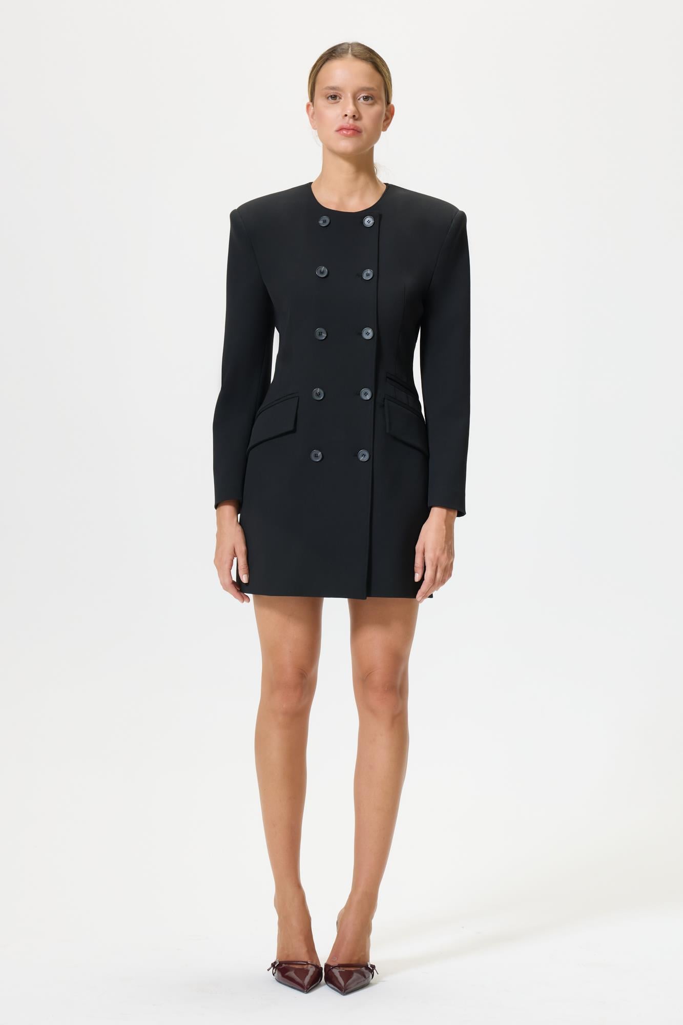 Dora Siyah Ceket Elbise